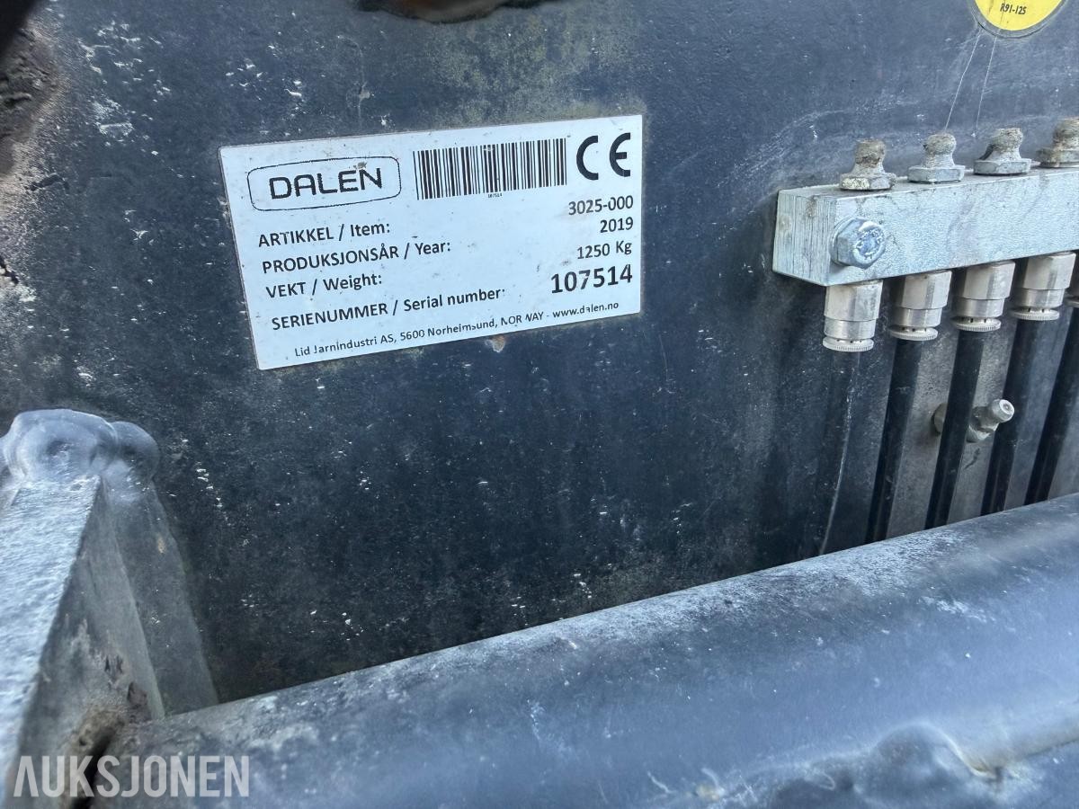 2019 Dalen 3025 V plog