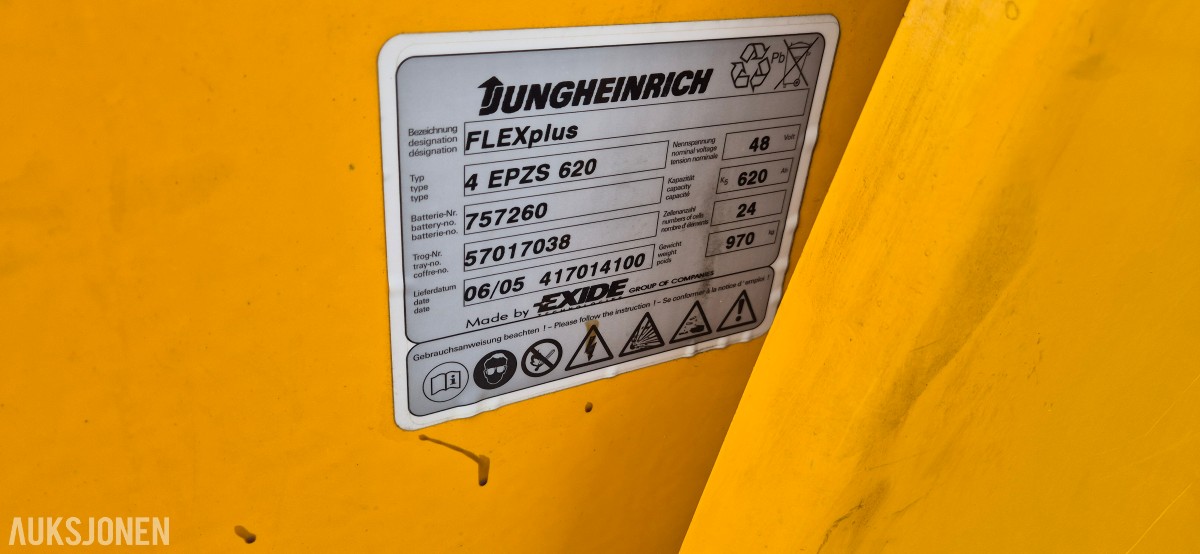 2005 Jungheinrich Flex plus 4 EPZS 620 truck