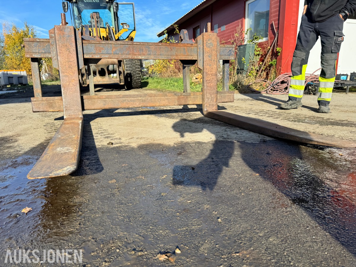 Drivex justerbare pallegaffel for hjullaster, BM feste