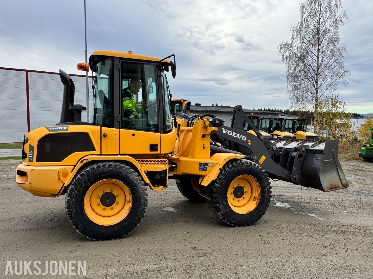 2015 Volvo L35G Hjullaster, 1614 timer, skuffe, hydraulikkuttak