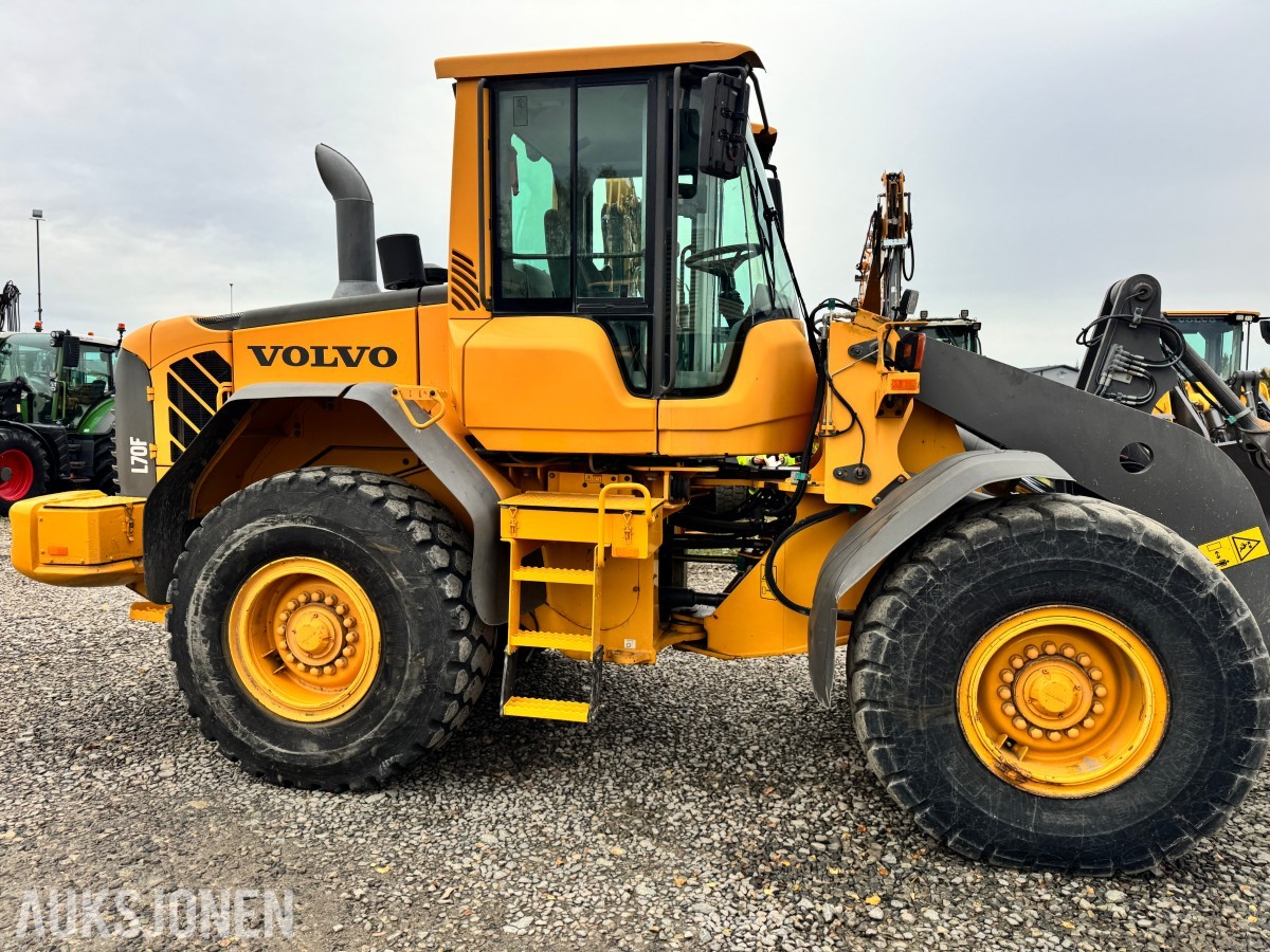 2010 Volvo L70F Hjullaster, 6694 t, skuffe, BM-feste, sentralsmøring