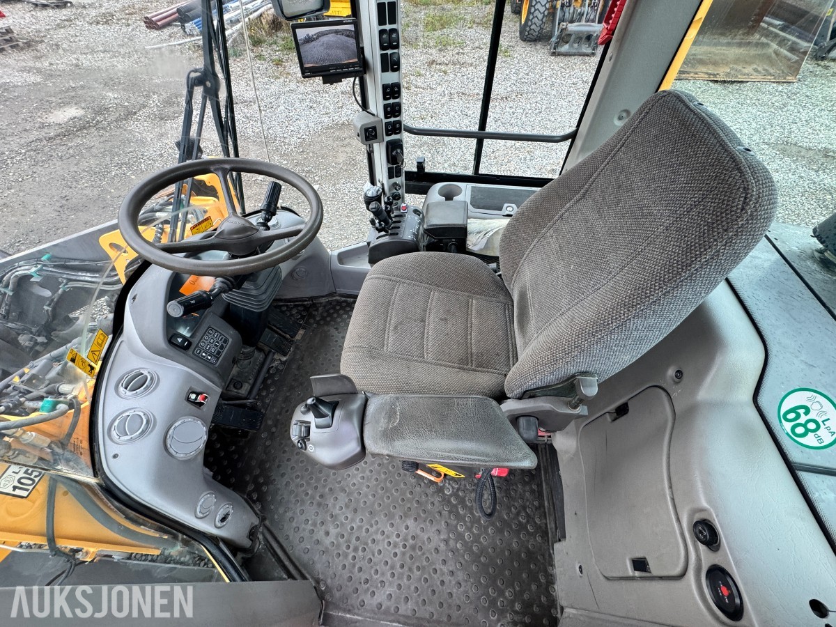 2010 Volvo L70F Hjullaster, 6694 t, skuffe, BM-feste, sentralsmøring