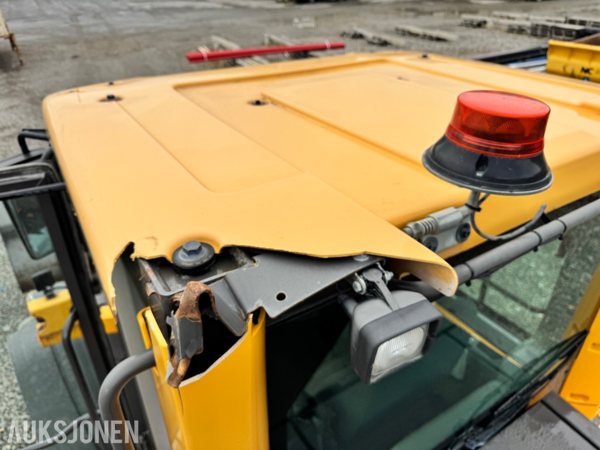 2010 Volvo L70F Hjullaster, 6694 t, skuffe, BM-feste, sentralsmøring