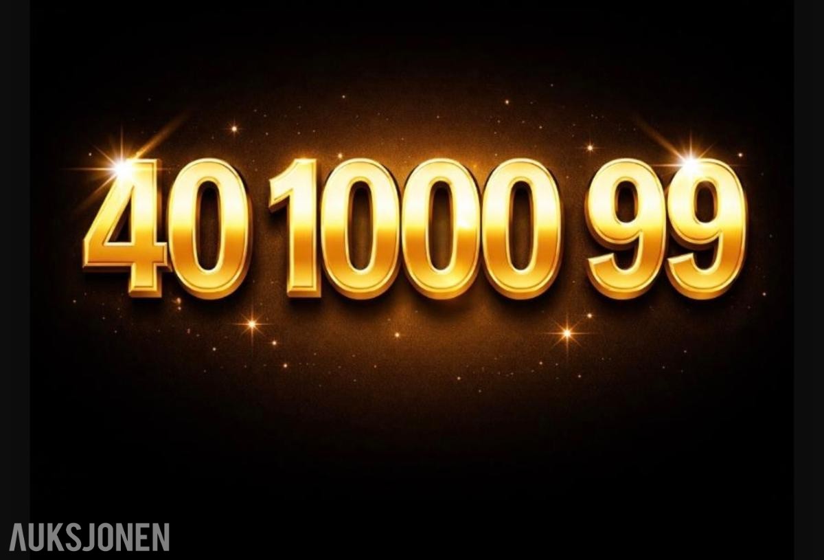 Gullnummer 40 1000 99