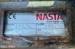 Nasta grøfteskuffe 470 mm -  S50-feste - 180 liter