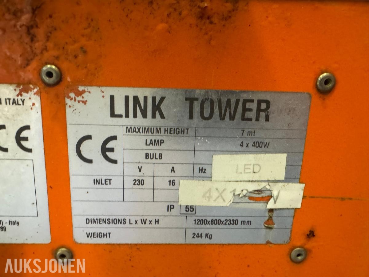 2012 Tower Light LINK240-1137M lystårn - 7 m mast