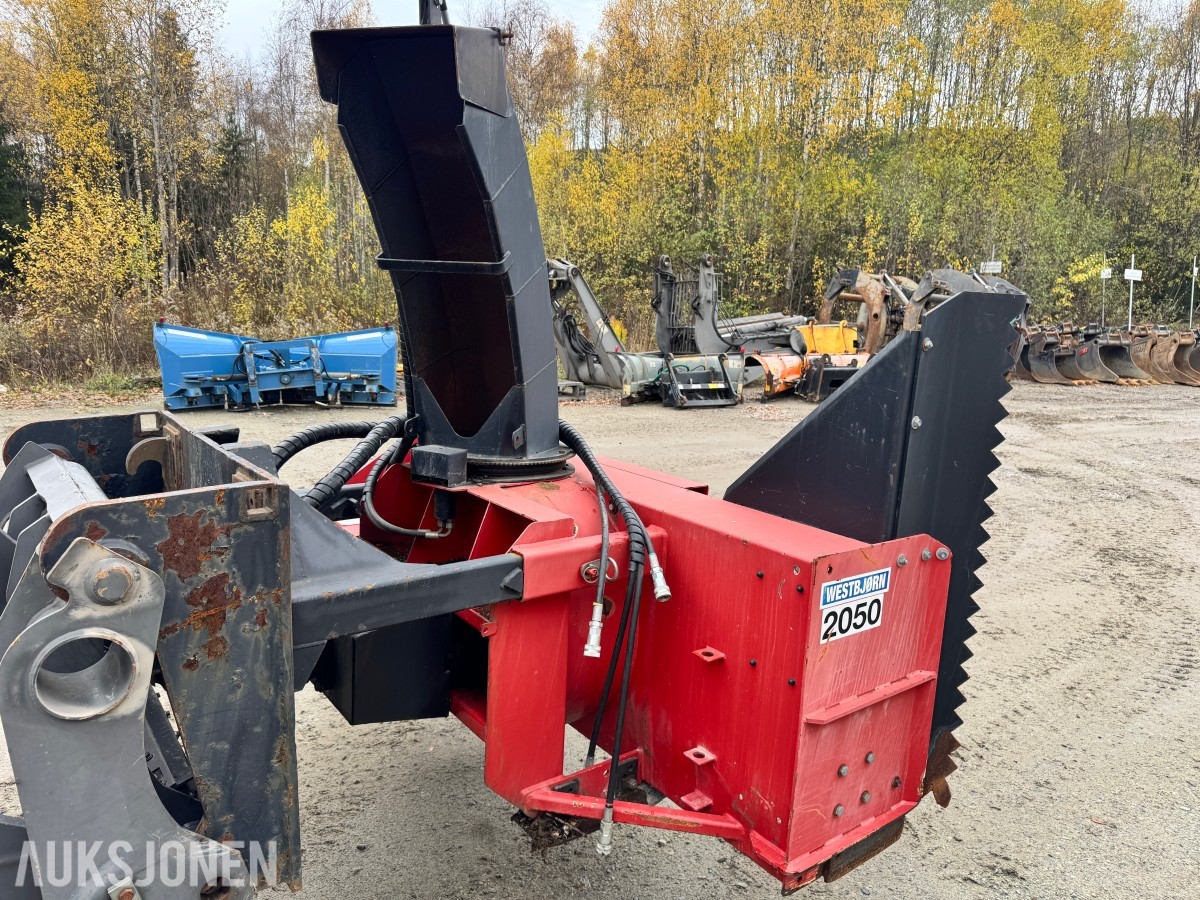 Westbjørn/Hydromann 2050 hydraulisk snøfres for hjullaster og traktor