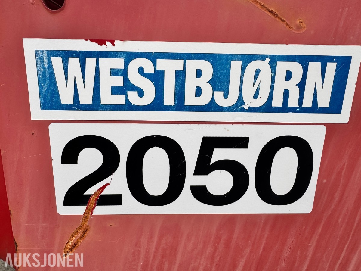 Westbjørn/Hydromann 2050 hydraulisk snøfres for hjullaster og traktor