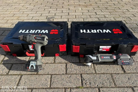 Würth Master 18V – Drill og multikutter Würth Master BS 18-A EC Power Combi & Würth Master EMS 18-A EC SL multikutter