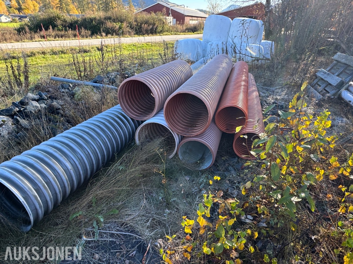Diverse rør – PVC/PP og korrugerte rør