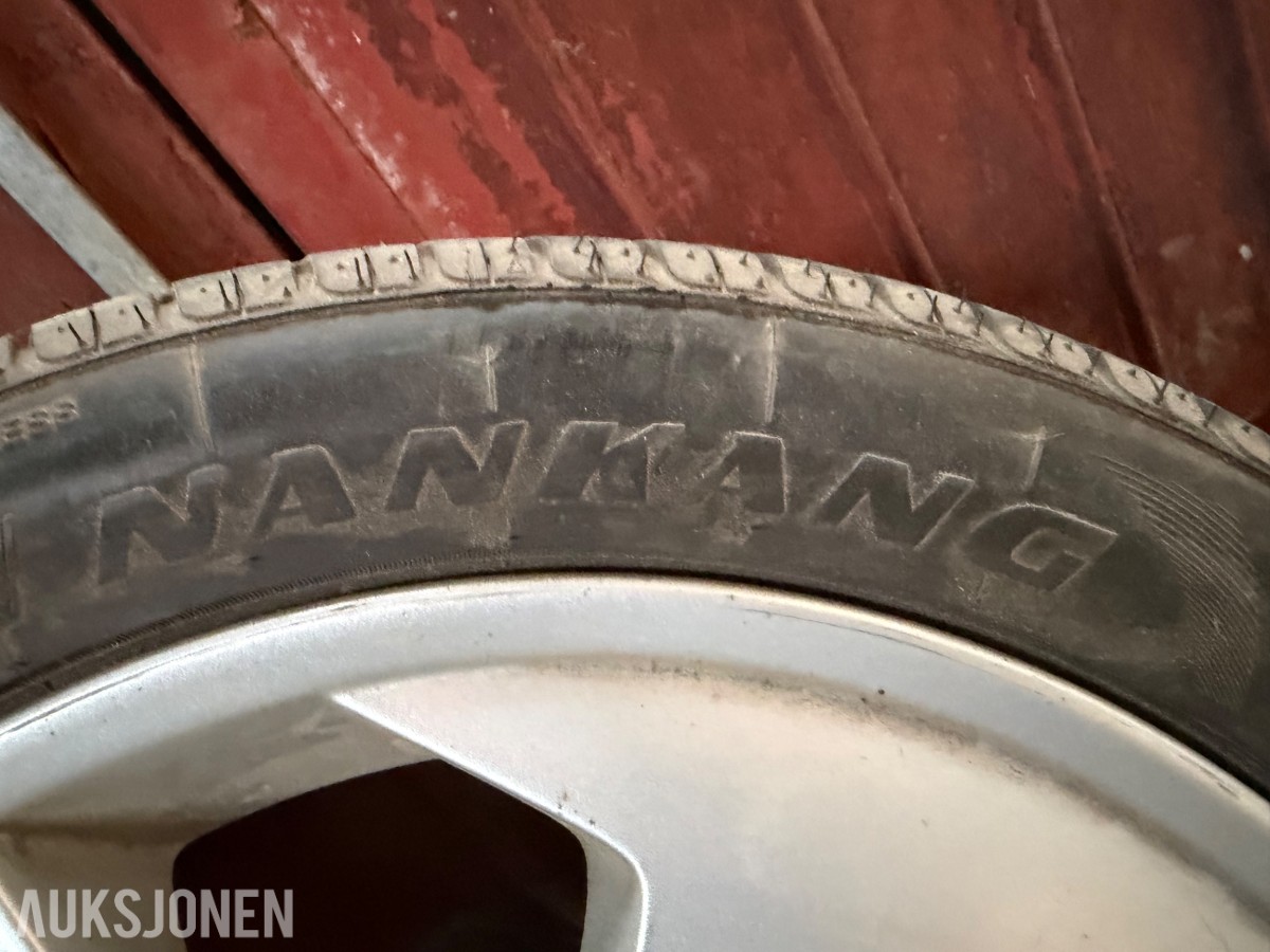 4 stk. 17" Felger til Saab (2 stk. med dekk)