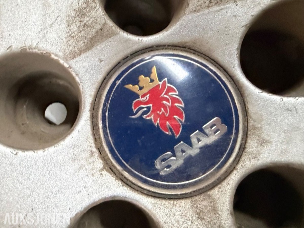 4 stk. 17" Felger til Saab (2 stk. med dekk)