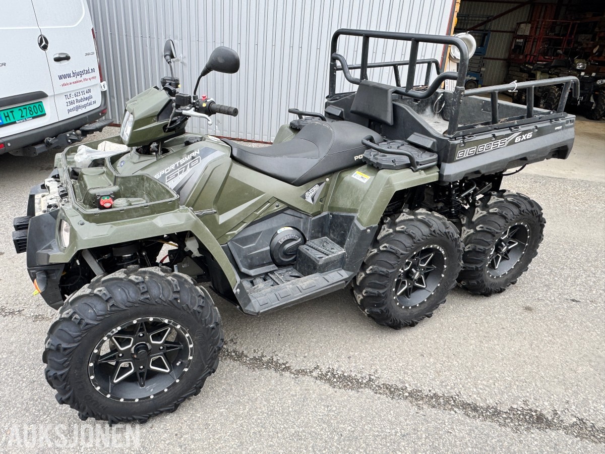 2022 POLARIS SPORTSMAN 570 6X6 VINSJ LASTEPLAN VARME TRAKTORREGISTRERT