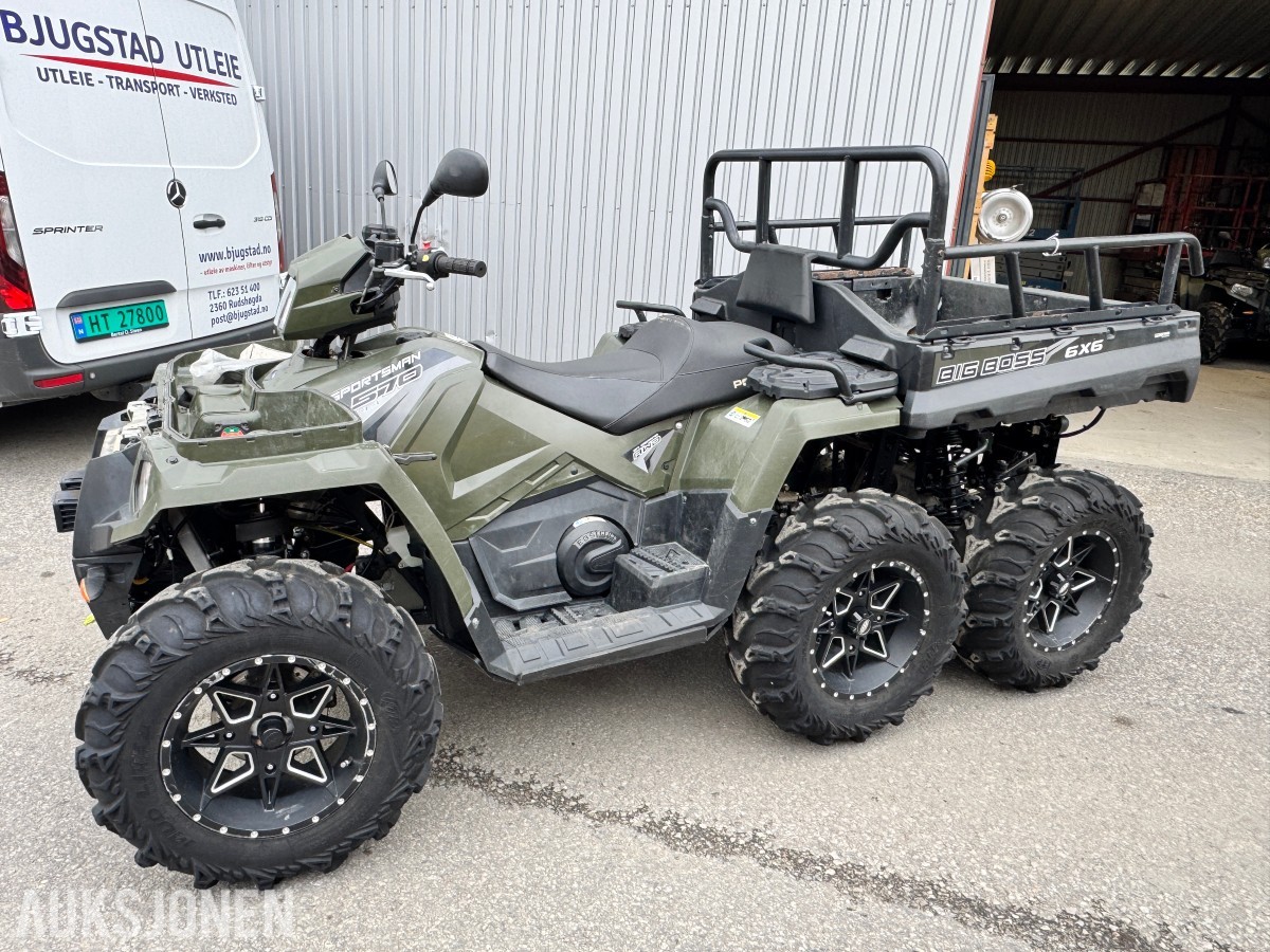 2022 POLARIS SPORTSMAN 570 6X6 VINSJ LASTEPLAN VARME TRAKTORREGISTRERT