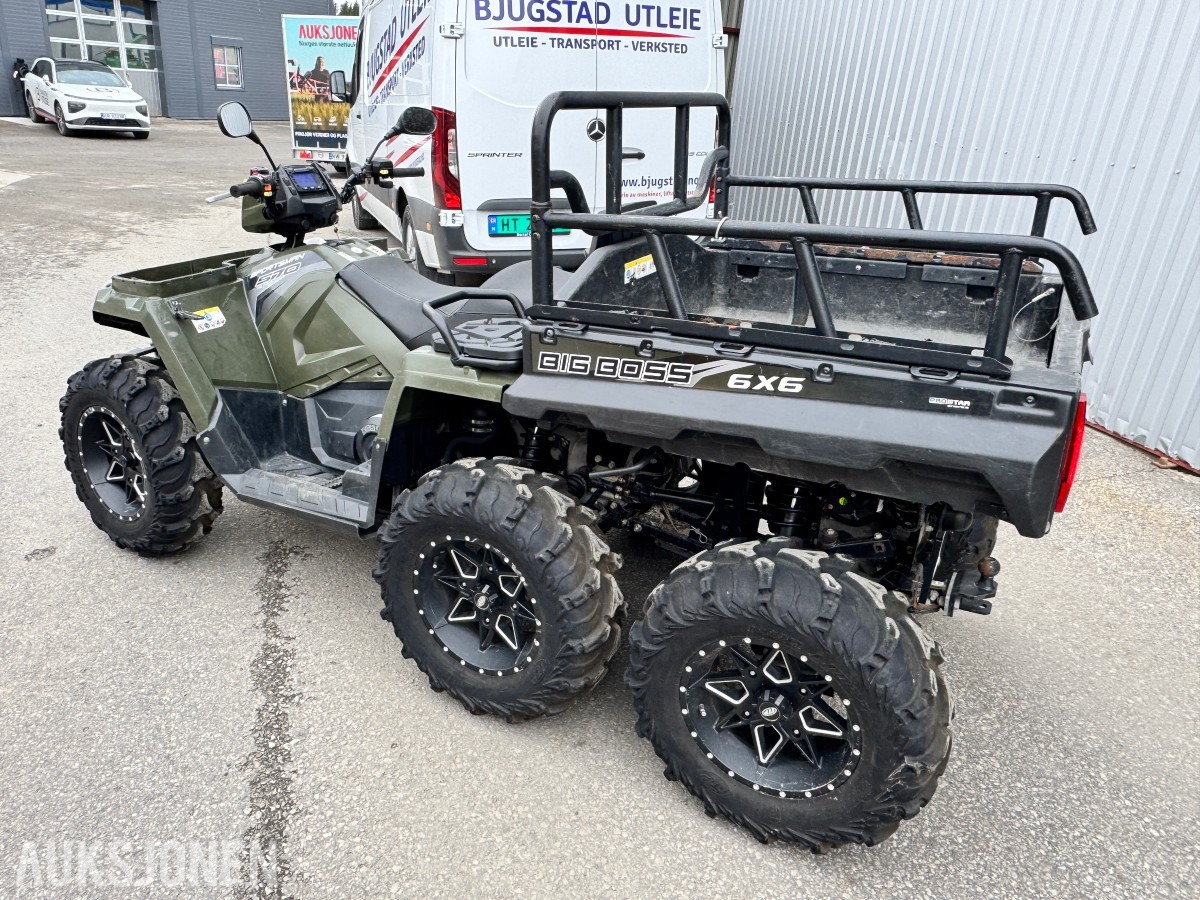 2022 POLARIS SPORTSMAN 570 6X6 VINSJ LASTEPLAN VARME TRAKTORREGISTRERT
