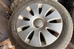 4 stk. Audi alufelger m/piggdekk (205/60-16) 
