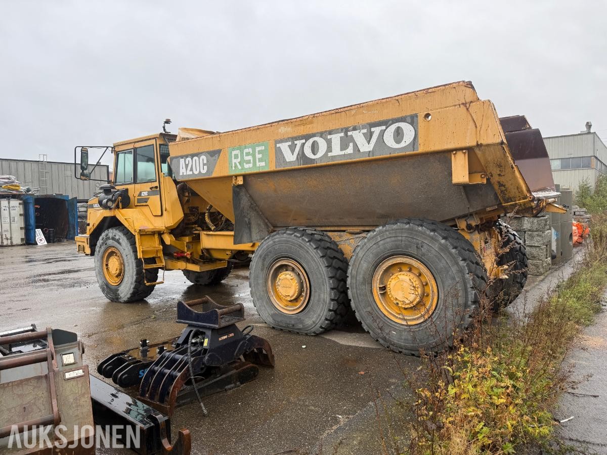 1999 Volvo A20C Dumper – 15 612 timer