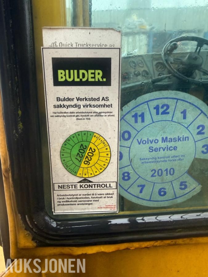 1999 Volvo A20C Dumper – 15 612 timer