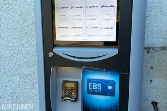 2023 EBS Digital Betalingsterminal / betalingsautomat for bilvaskehall