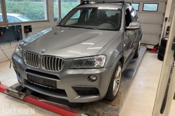 2012 BMW X3 xDrive30d M-sport, EU OK til 05.2028, Automat, Hengerfeste, Ryggekamera 