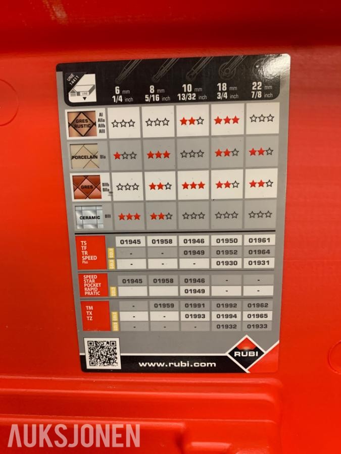 RUBI TX-710 MAX Manual Cutter