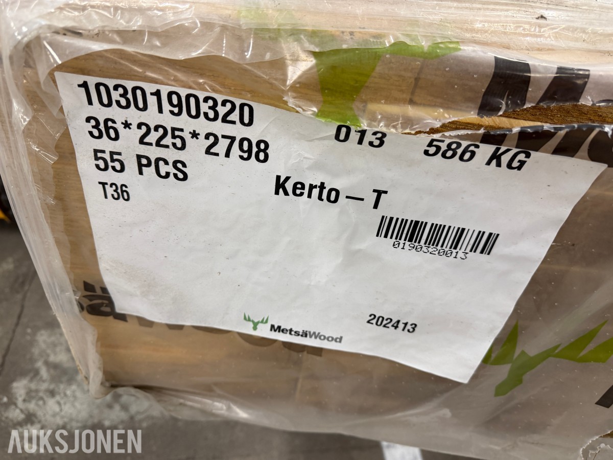 2024 Metsä Wood Kerto-T T36 bjelker