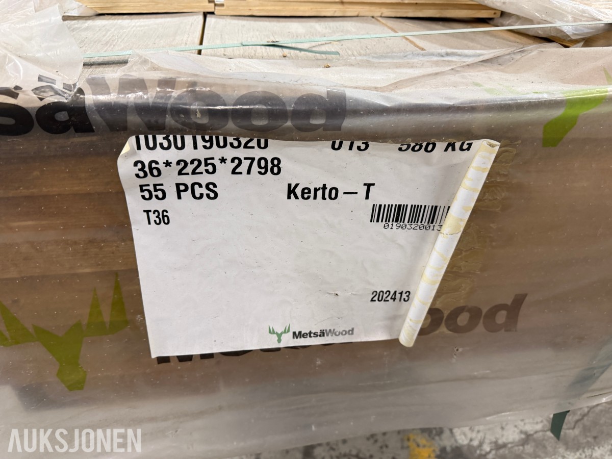 2024 Metsä Wood Kerto-T T36 bjelker