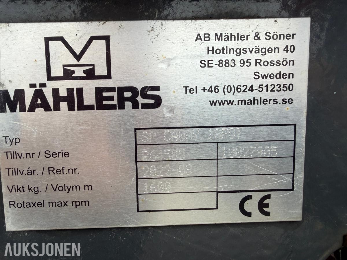 2012 Falköping CLC-857 sand- og saltstrøer m/Mählers Caway