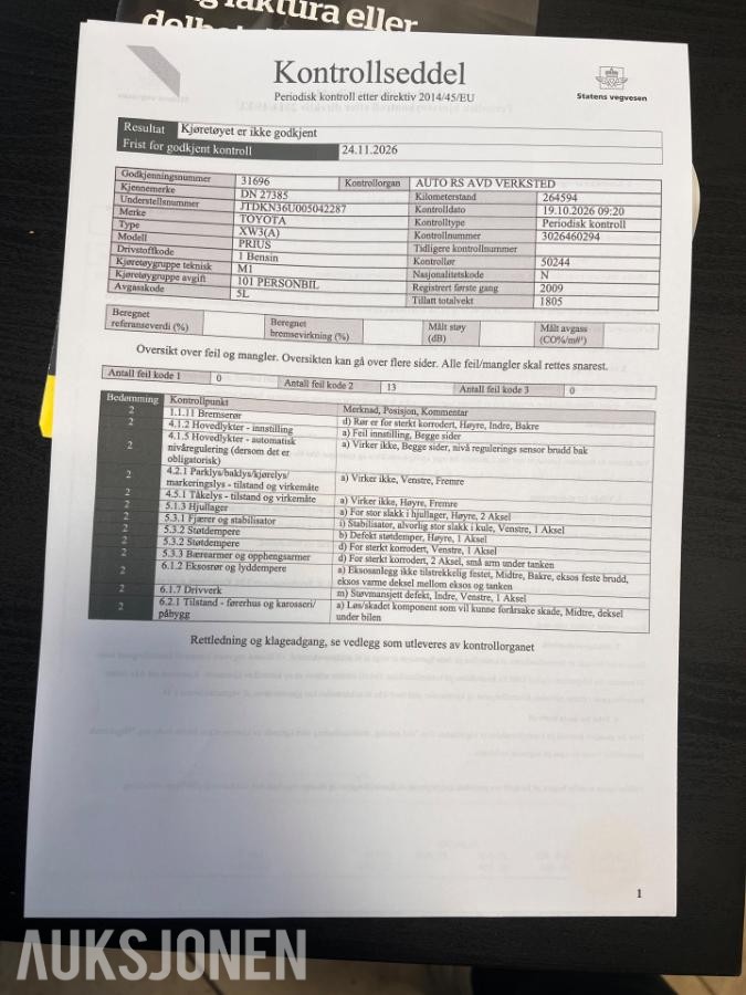 2009 Toyota Prius 1.8 99hk automat ryggekamera soltak