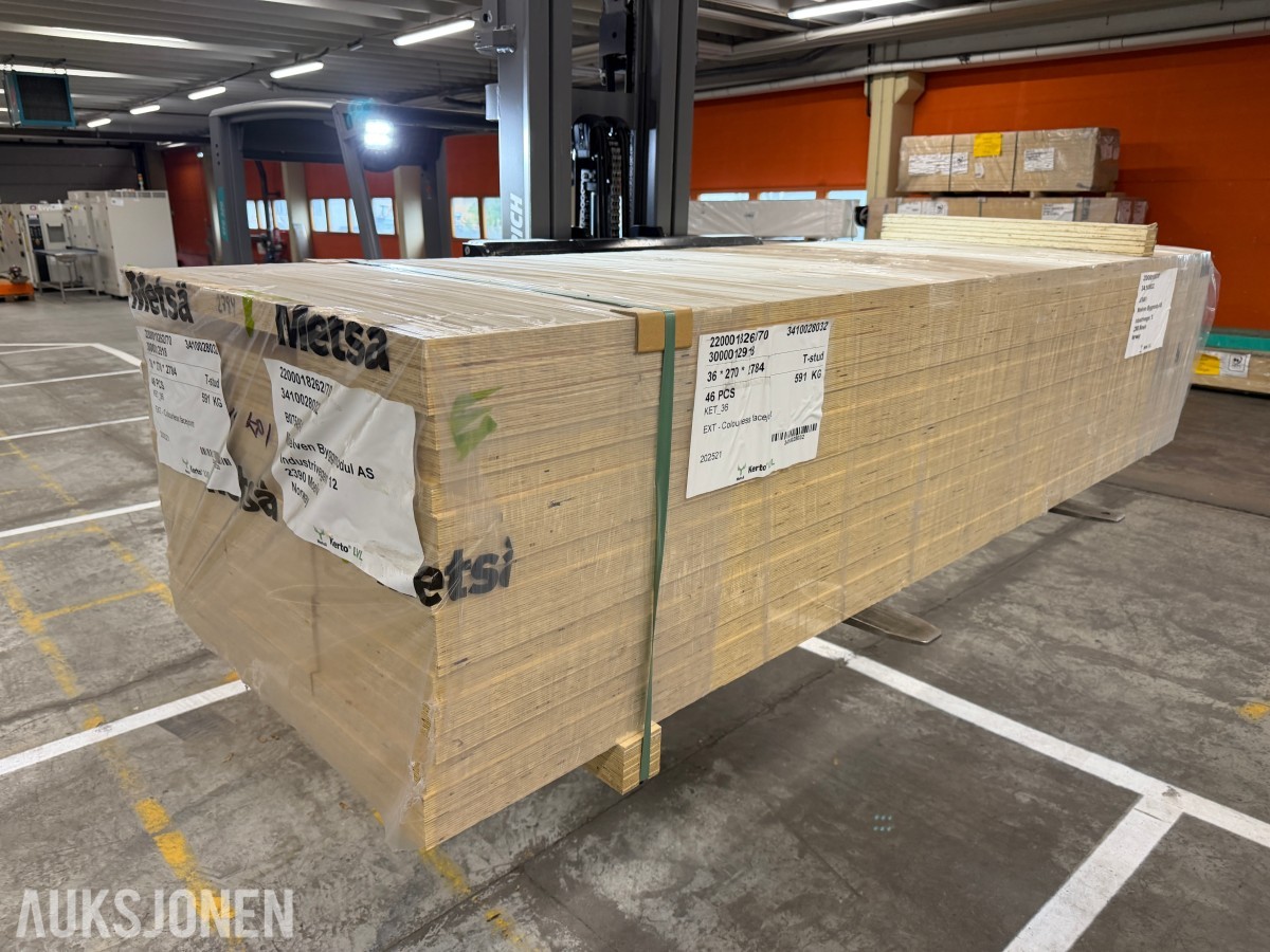 2025 Metsä Wood Kerto LVL T-stud / KET_36 bjelker