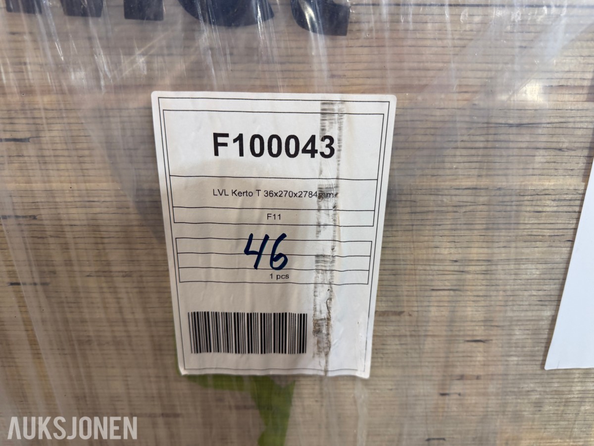 2025 Metsä Wood Kerto LVL T-stud / KET_36 bjelker