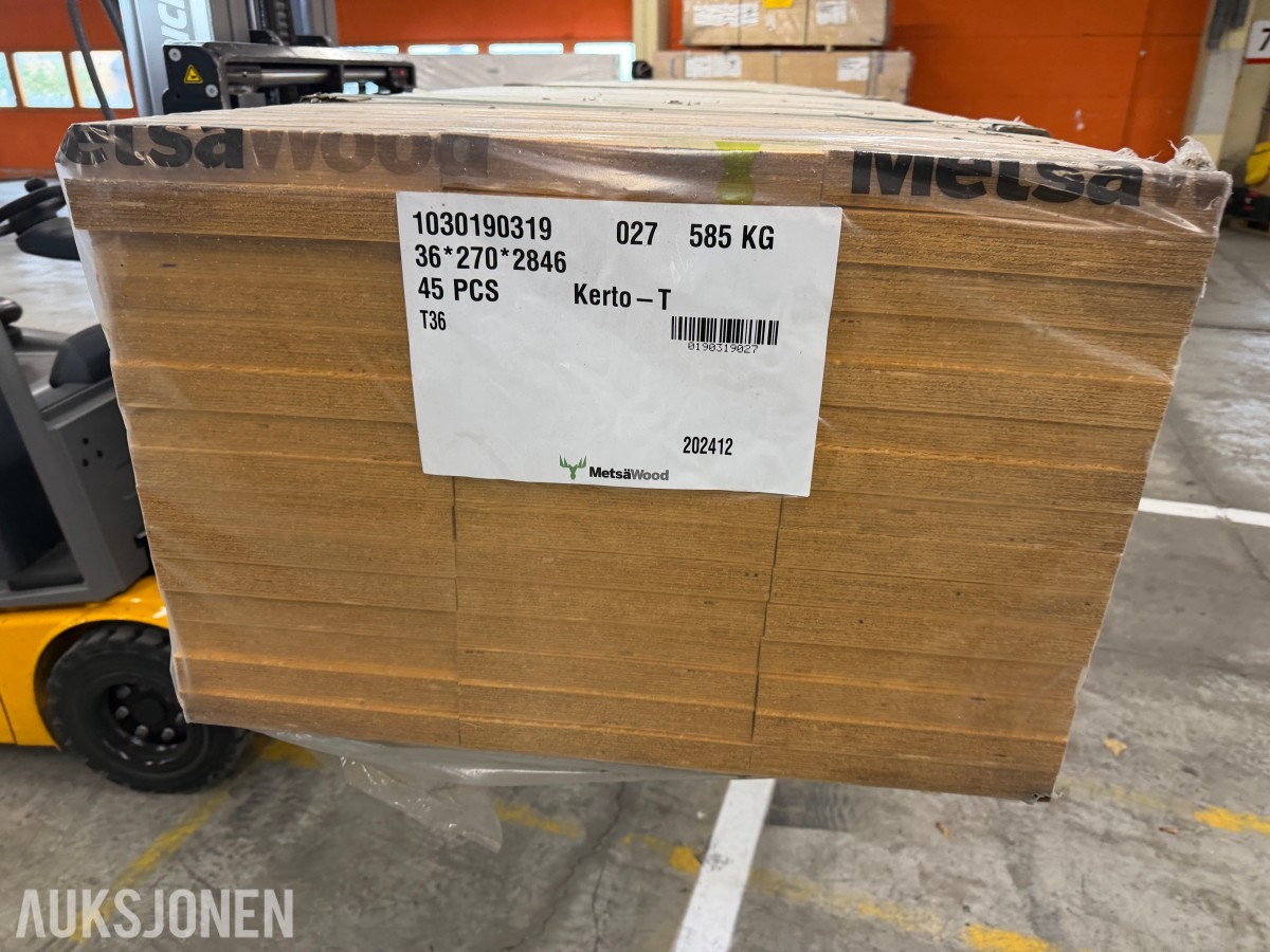2024 Metsä Wood Kerto LVL T36 / Kerto-T bjelker