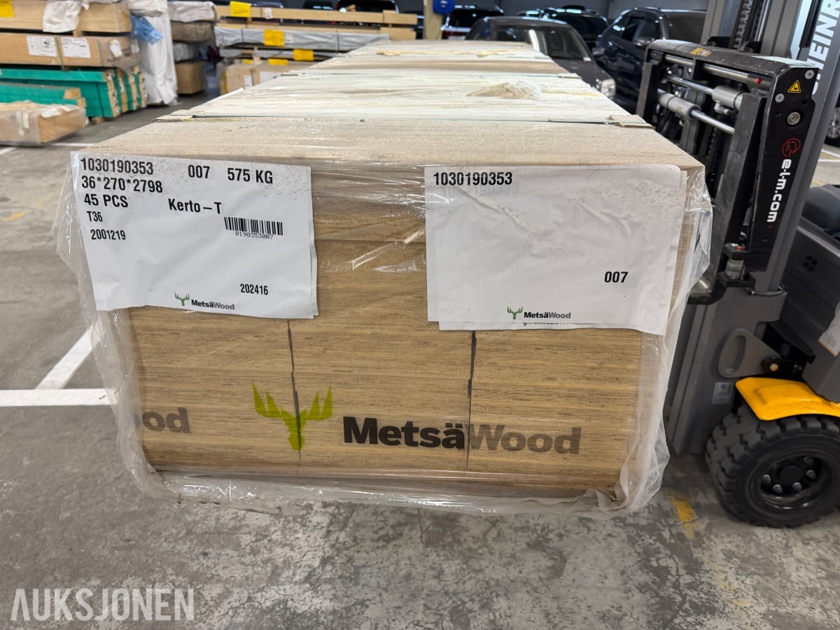 2024 Metsä Wood Kerto-T LVL T36 bjelker