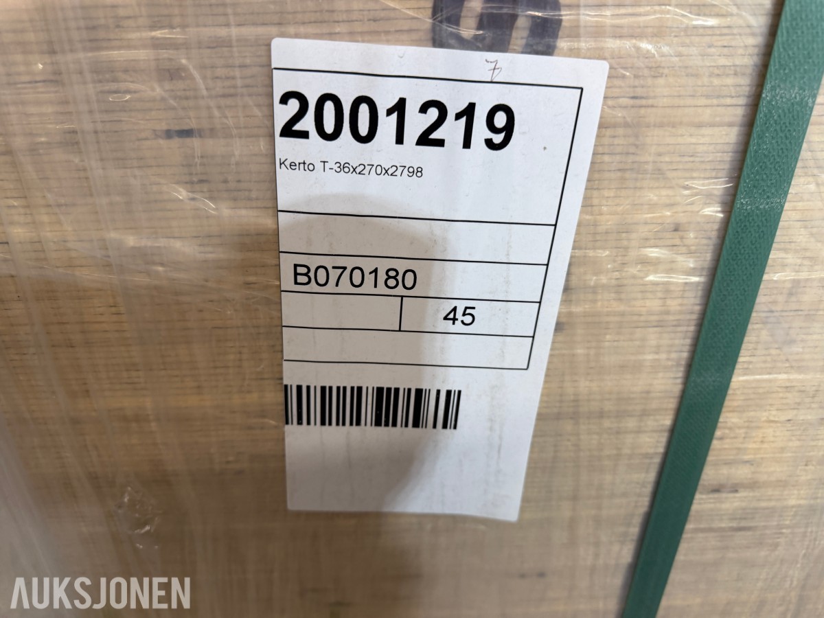 2024 Metsä Wood Kerto-T LVL T36 bjelker