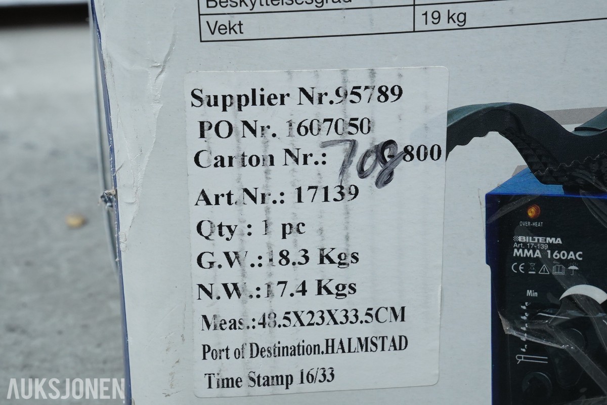 Verksted parti med generator, kompressor, støvsugere og elektroverktøy