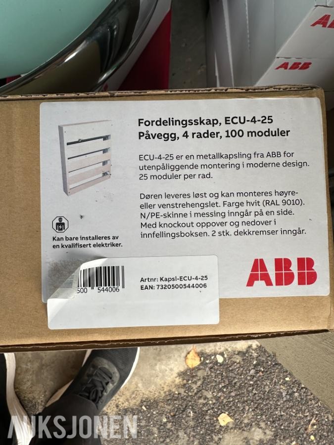 2026 Abb Ecu-4-24 Nytt sikringskap 