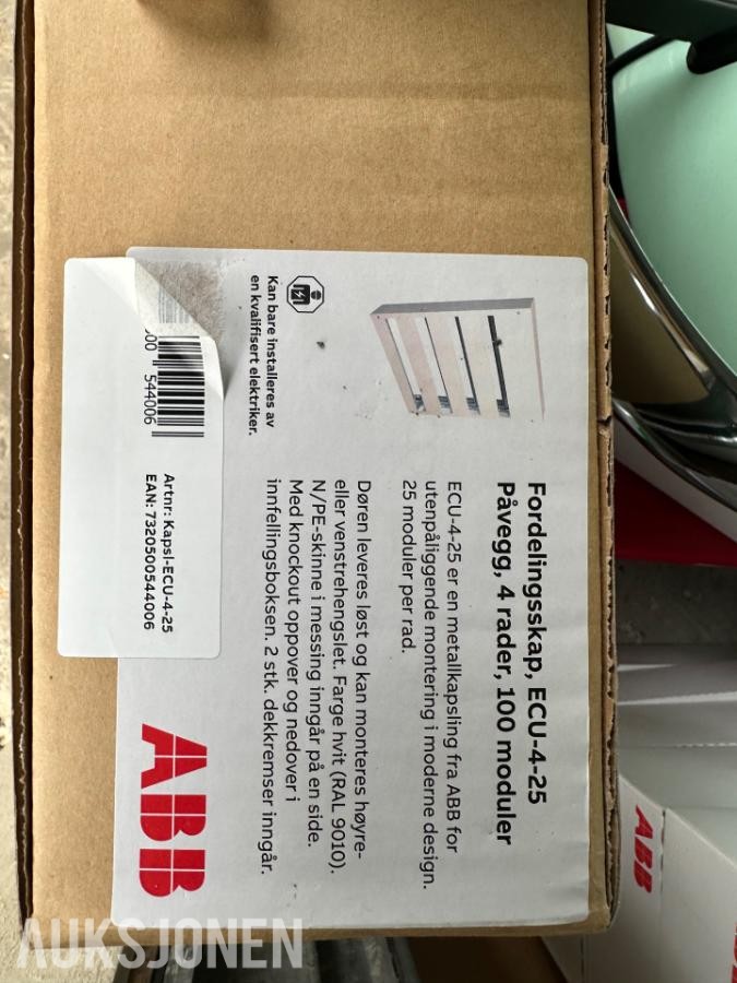 2026 Abb Ecu-4-24 Nytt sikringskap 