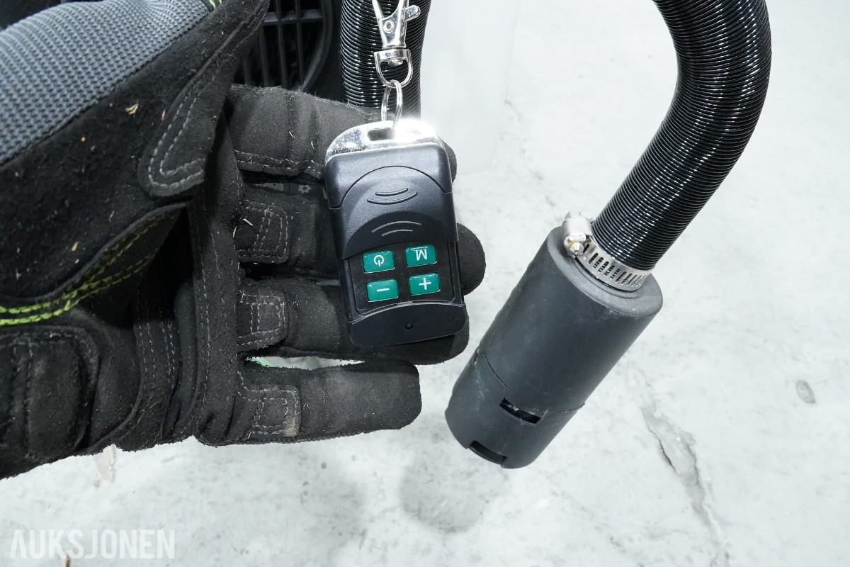 Parti med Hcalory dieselvarmere, Biltema varmevifter og kabler