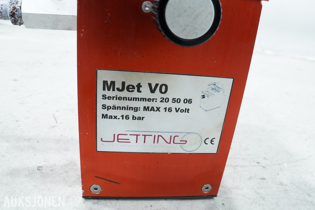 Jetting MJet V0 og MJet V1 fiberkabelblåsemaskiner med tilbehør