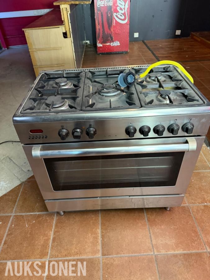 2005 Electrolux kraftig 80 cm gassovn med bakerovn 230v EKM9940X