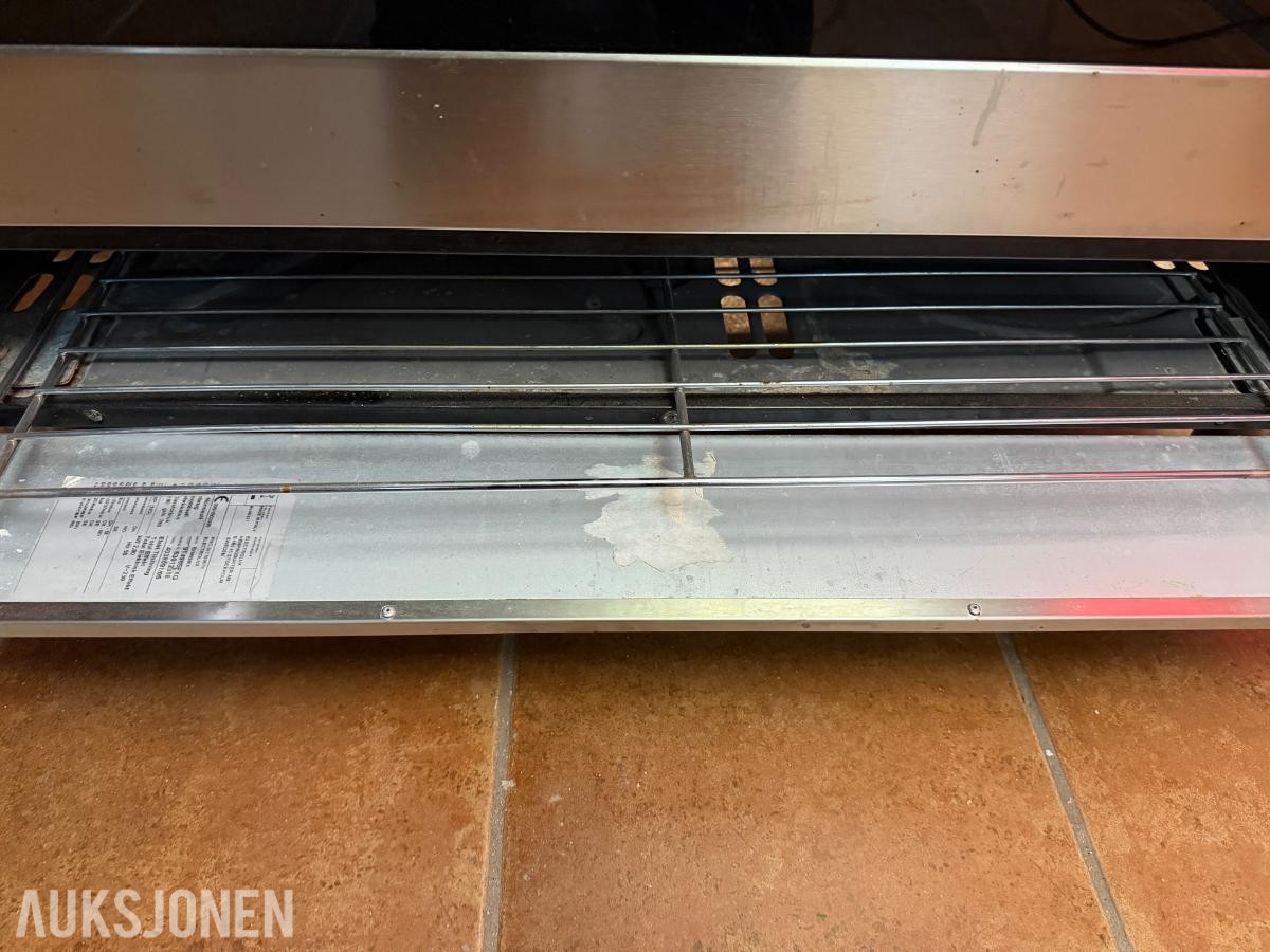 2005 Electrolux kraftig 80 cm gassovn med bakerovn 230v EKM9940X