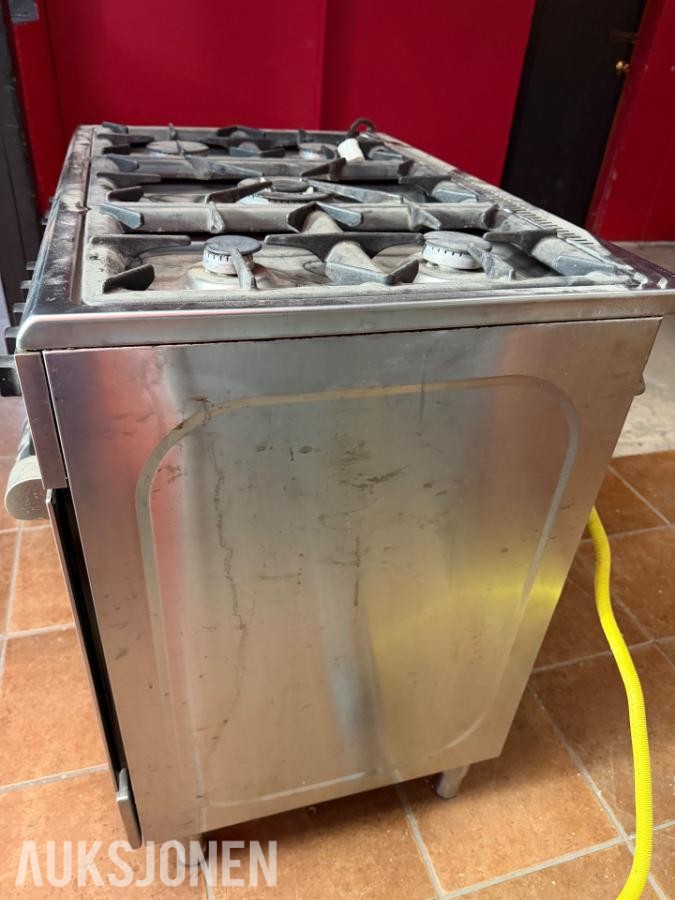 2005 Electrolux kraftig 80 cm gassovn med bakerovn 230v EKM9940X