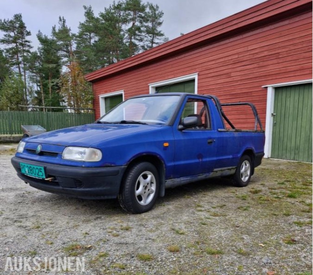 1999 Skoda Pickup 1.9 64hk dab+ lav km  118396km