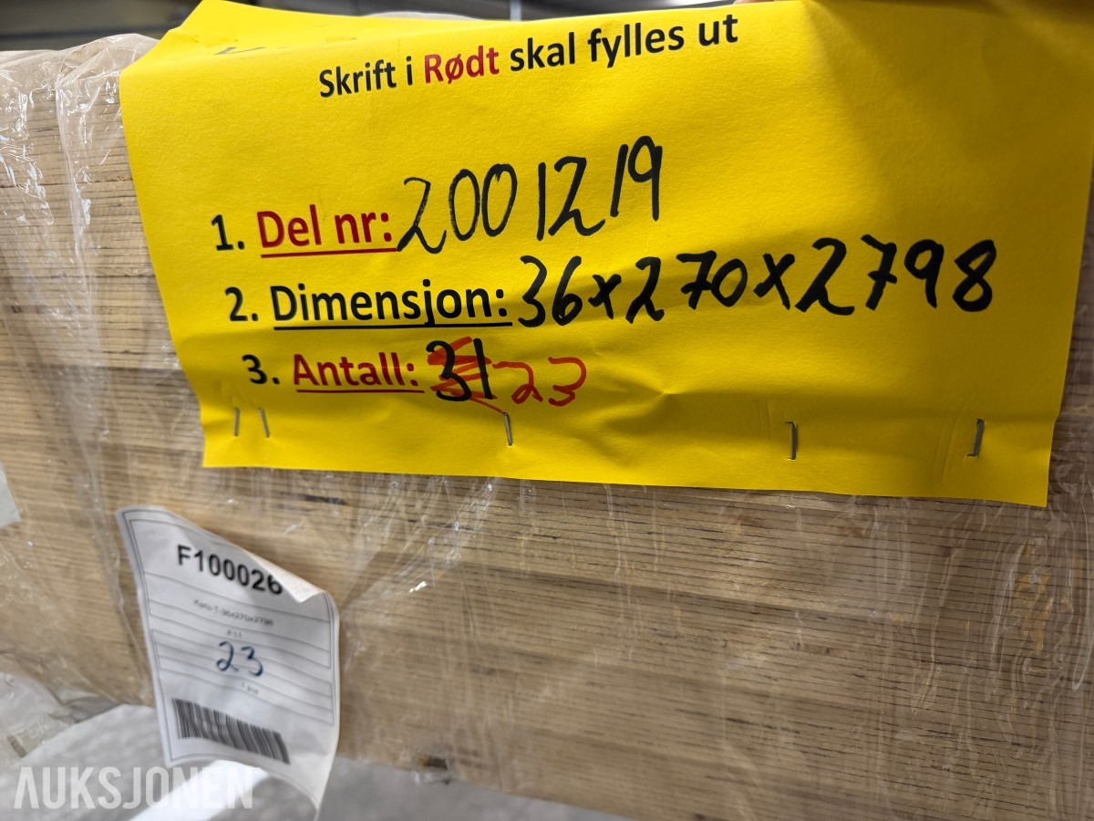 2024 Metsä Wood Kerto-T LVL T36 Bjelker