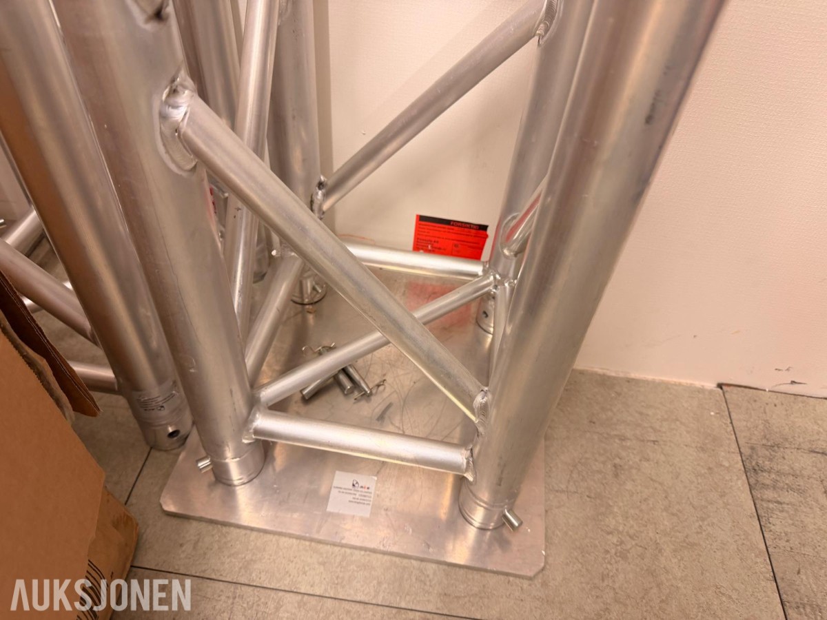 FOS aluminium trosserigg 290 mm med baseplater
