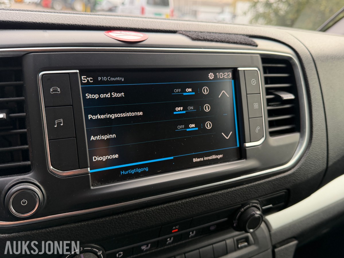 2022 PEUGEOT EXPERT 2,0 BLUEHDI 140HK L2 AUTOMAT HENGERFESTE CRUISE