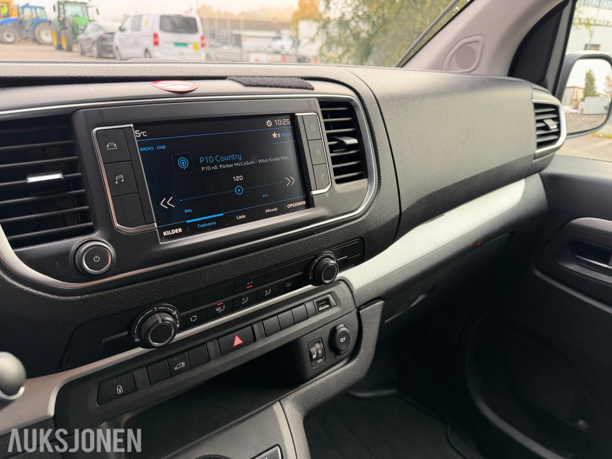 2022 PEUGEOT EXPERT 2,0 BLUEHDI 140HK L2 AUTOMAT HENGERFESTE CRUISE
