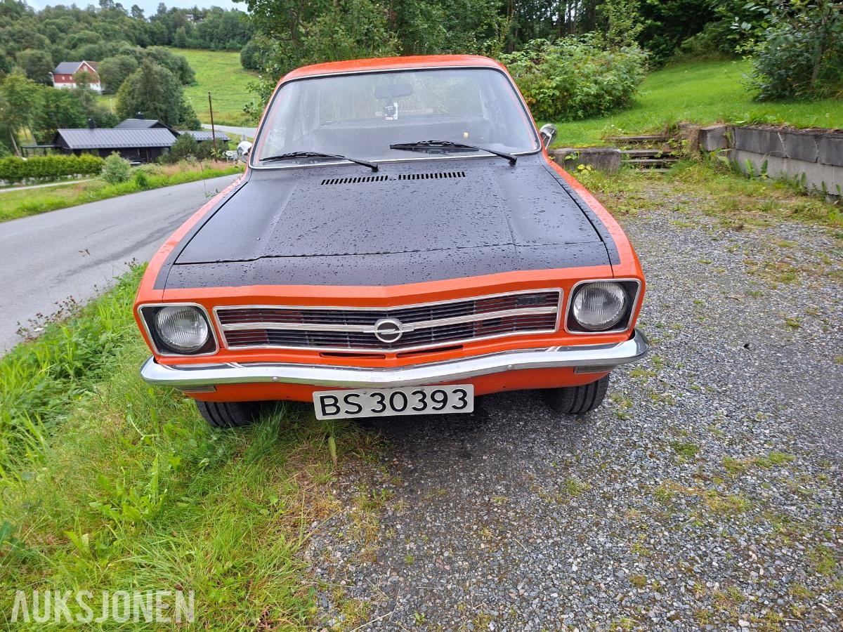 1972 OPEL ASCONA 1.6 80HK 2-DØRS NY WEBER FORGASSER