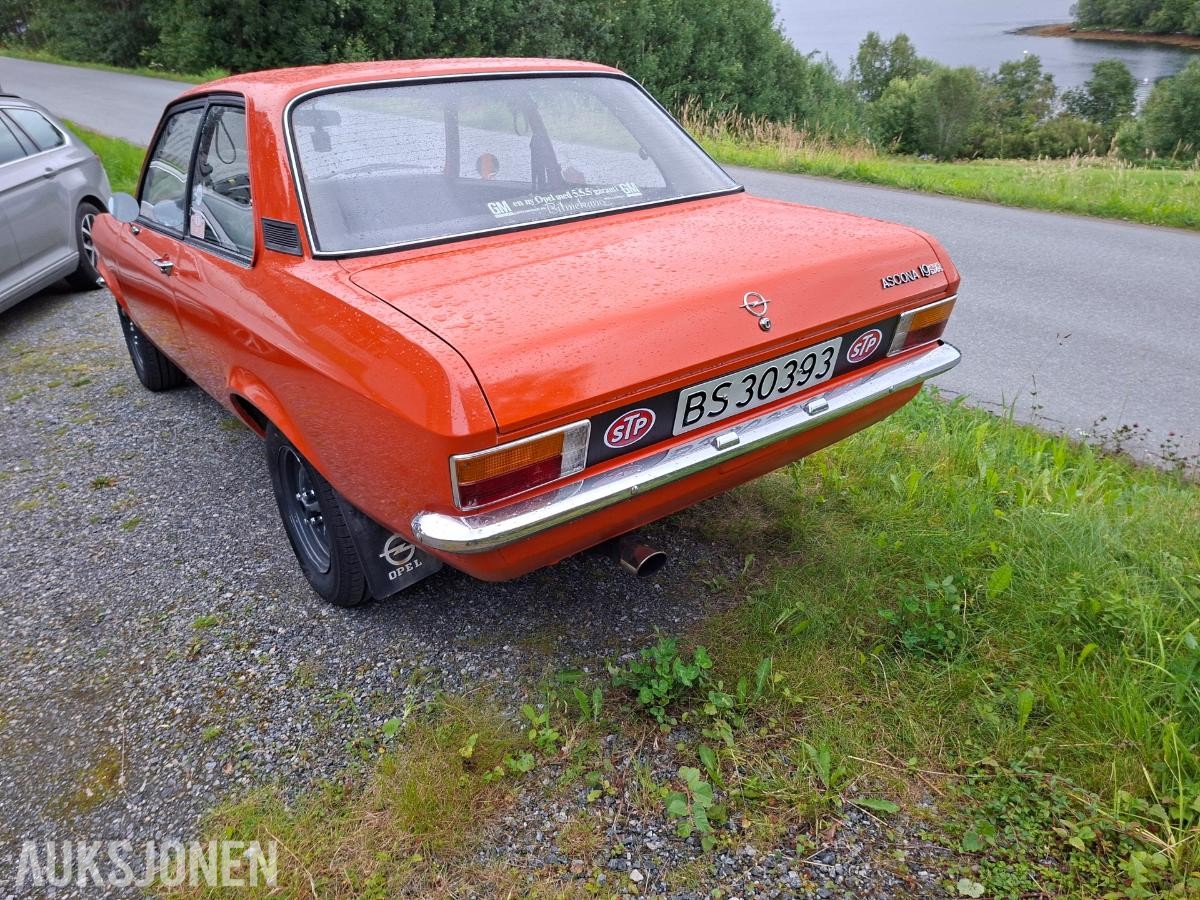 1972 OPEL ASCONA 1.6 80HK 2-DØRS NY WEBER FORGASSER
