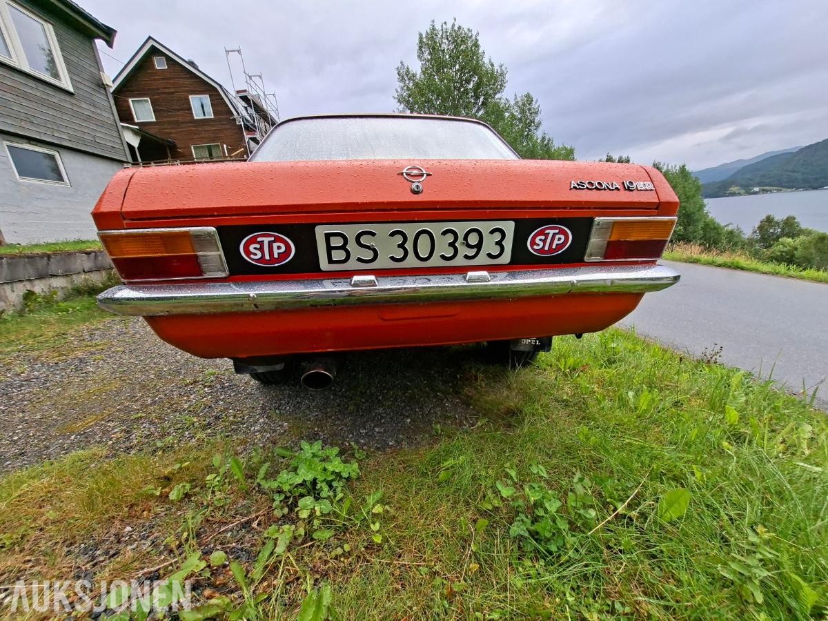 1972 OPEL ASCONA 1.6 80HK 2-DØRS NY WEBER FORGASSER